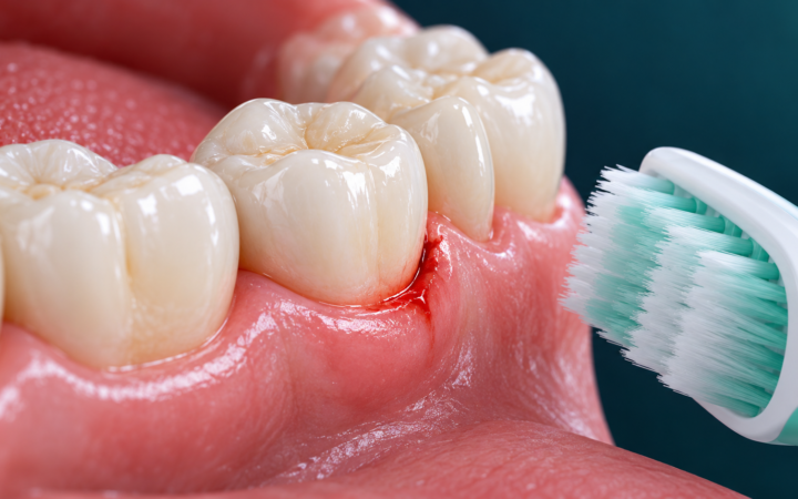 मसूड़ों से खून आने के कारण और dental care